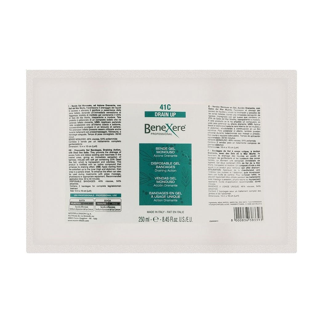 

Бандажне обгортання для тіла Muster Benexere Professional Drain Up 41C, 250 мл