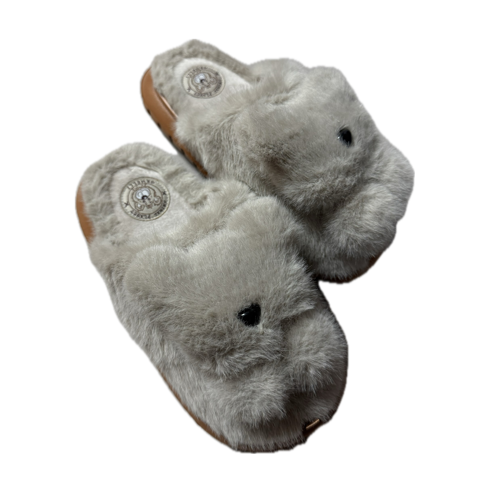 

Жіночі кімнатні капці Gemelli Ведмежа, відкриті, бежеві, розмір 36-37