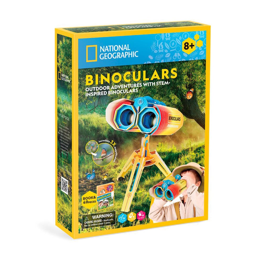 

3D-конструктор CubicFun STEM Бінокль, від 8 років, 23.5*20.5*28.5 см, 50 деталей (DS1083h)