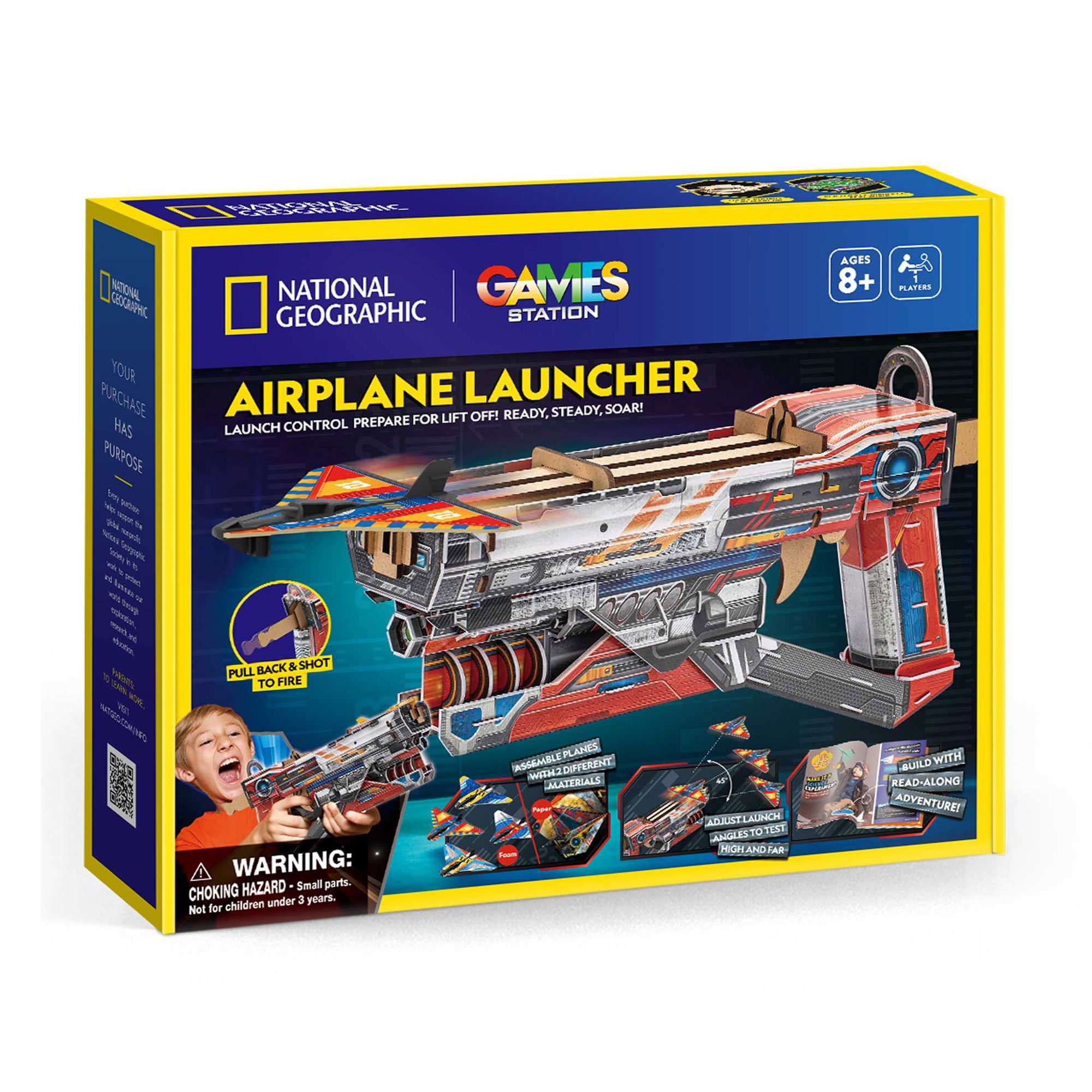 

Набір для моделювання CubicFun STEM Пускова установка для літаків, від 8 років, 32*7.5*18 см (DS1091h)