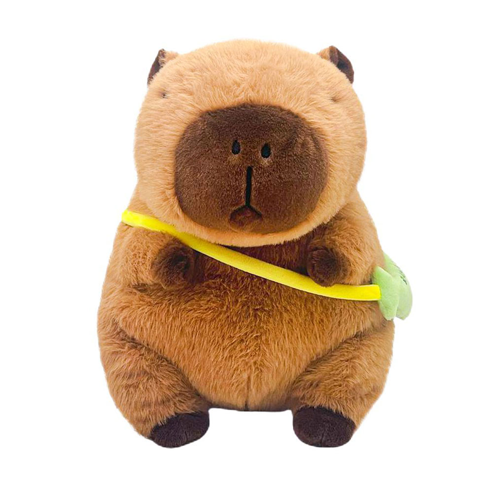

Дитяча м'яконабивна іграшка Fyyvalur Друзі капібари Пан Капібара з бананкою, від 3 років, 30 см (99069)