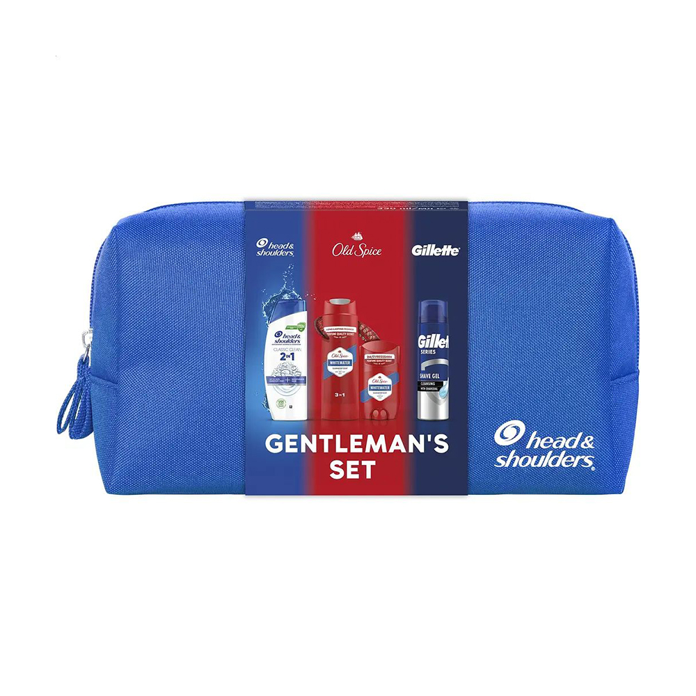 

Подарунковий набір чоловічий Head & Shoulders + Old Spice + Gillette, 5 предметів