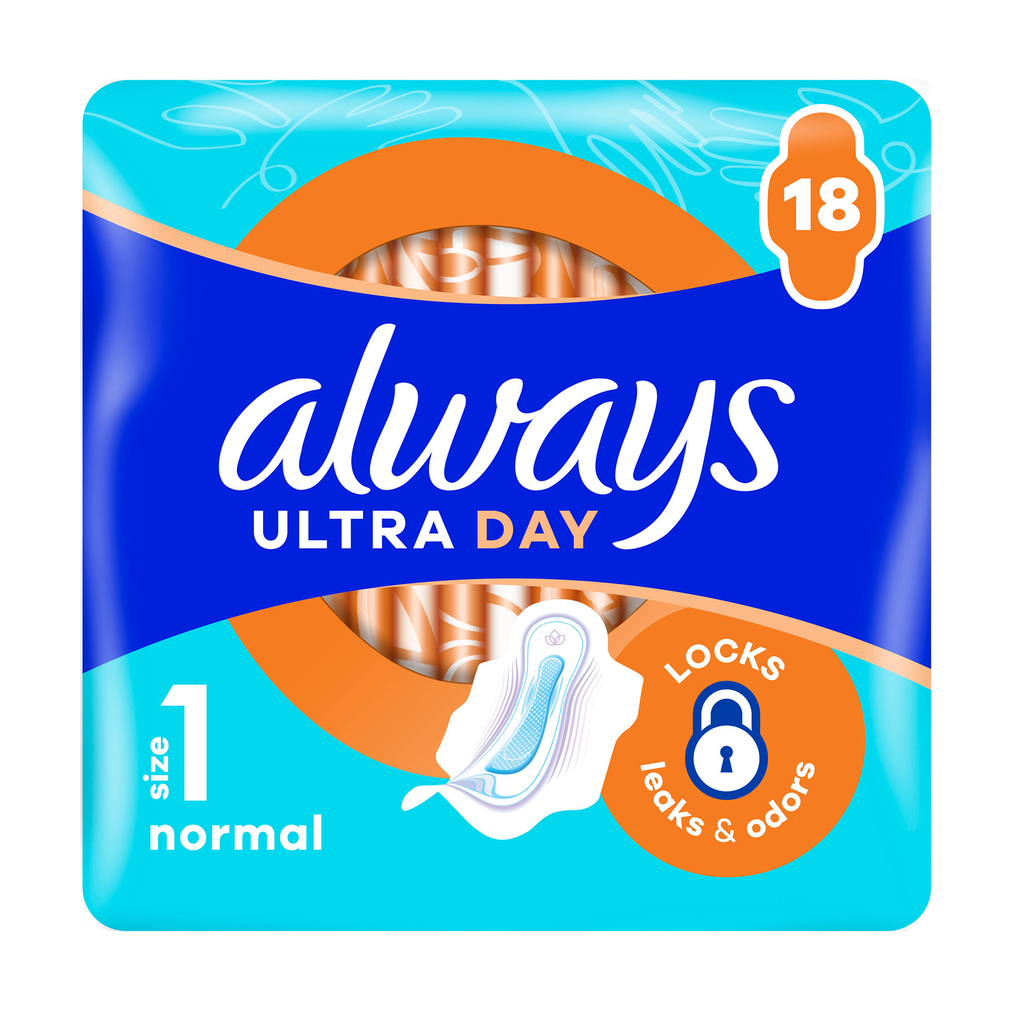 

Гігієнічні прокладки Always Ultra Normal, розмір 1, 18 шт