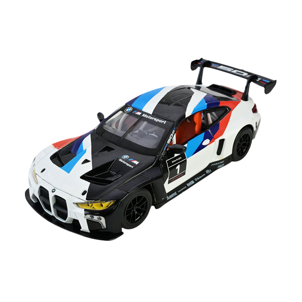 

Автомодель Автопром BMW M4 GT3, 1:24, у коробці, зі світлом та звуком, 21*9*5.5 см, від 3 років (68282A(W))