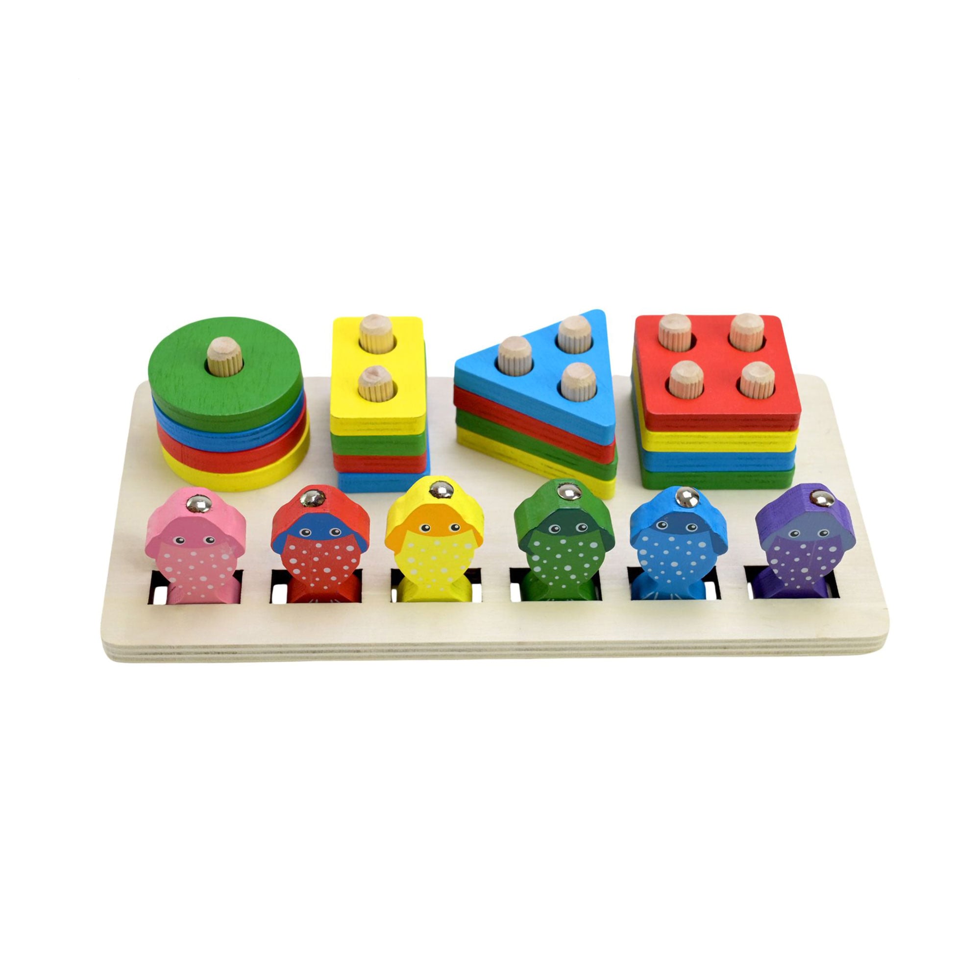 

Уцінка! Дитяча розвиваюча пірамідка-сортер Shantou Jinxing 2 In 1 Fishing Column, від 3 років (C9415)