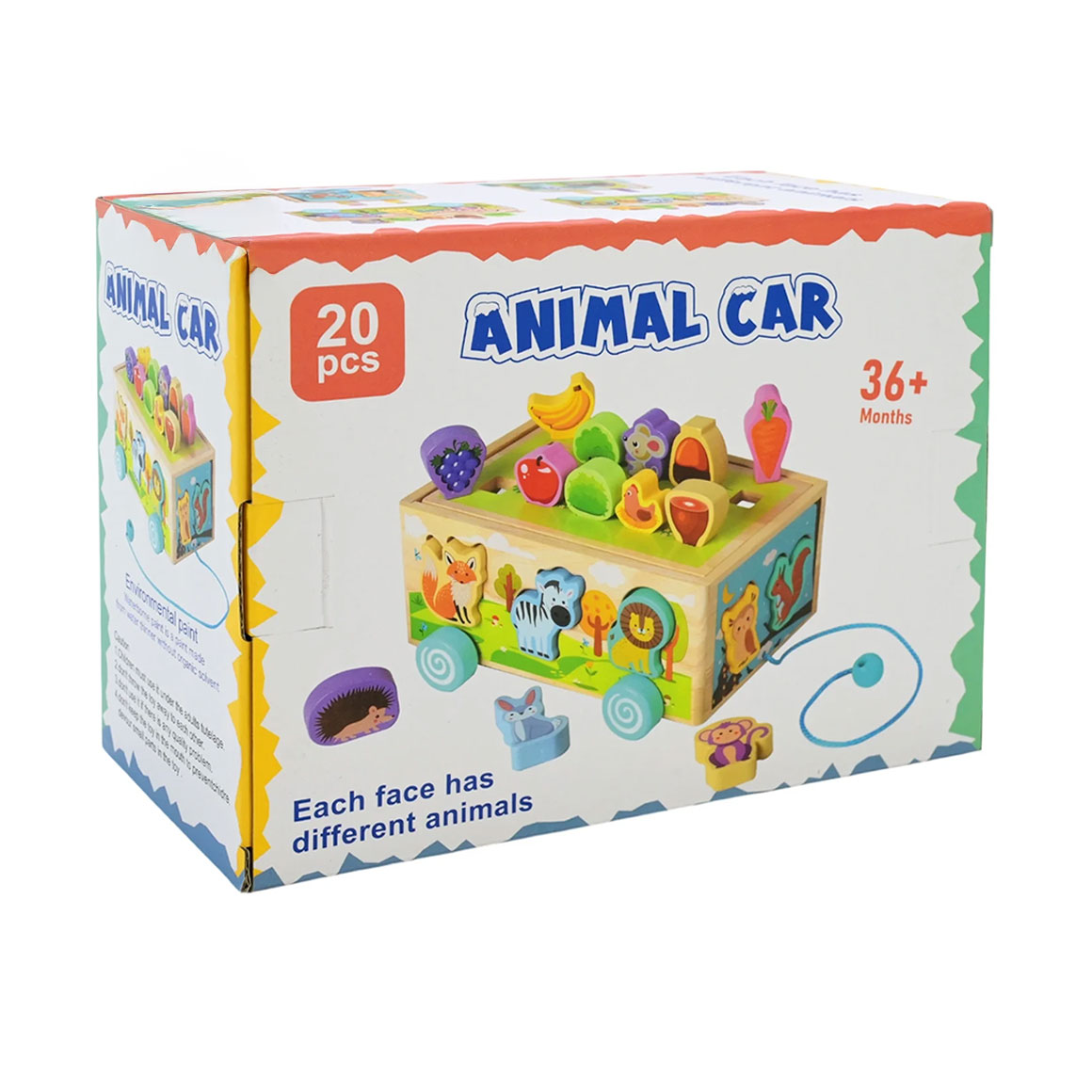 

Дитяча розвиваюча іграшка Shantou Jinxing Animal Car, від 3 років (C9418)