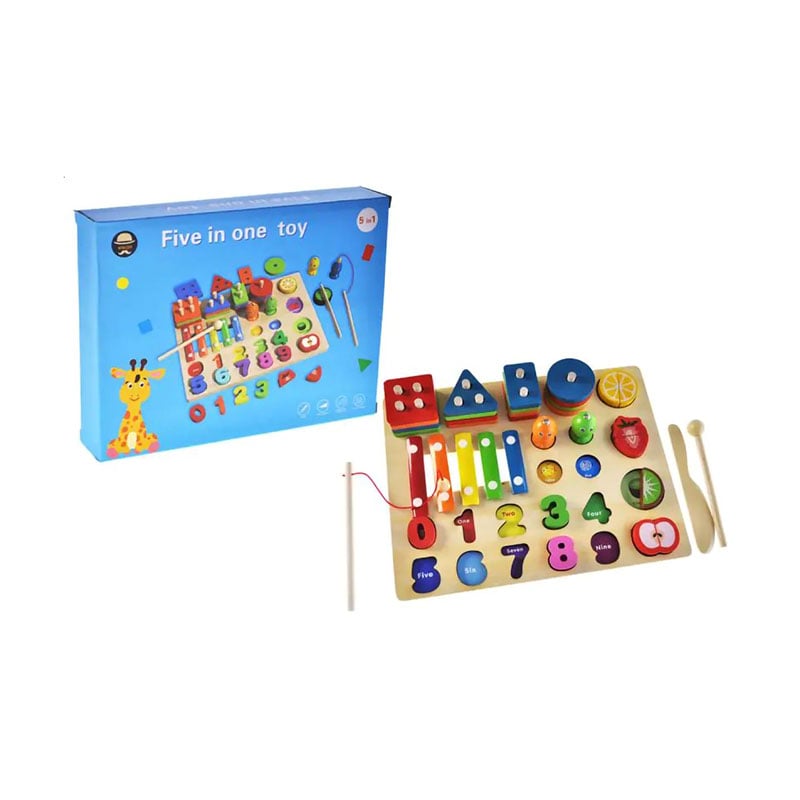 

Дитяча розвиваюча іграшка Shantou Jinxing 5 в 1, від 3 років (C9428)