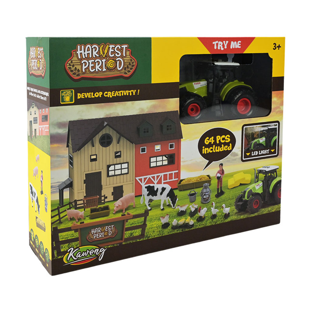 

Іграшковий набір Shantou Jinxing Ферма, у коробці, від 3 років, 35*29*10 см, 64 елементи (550-5K)