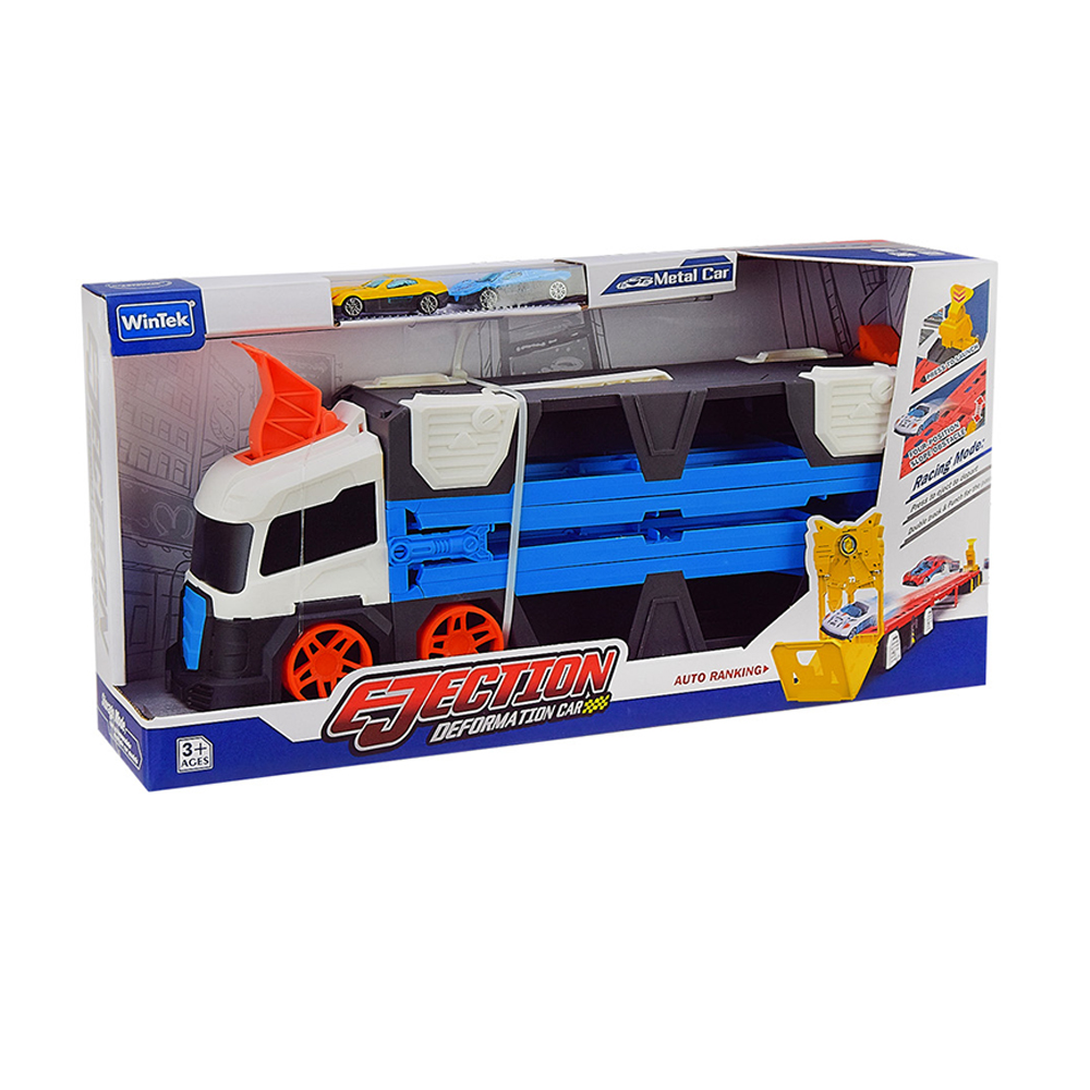 

Ігровий набір Shantou Jinxing Трейлер з машинками, у коробці, від 3 років, 47*23.5*11.5 см, 3 предмети (E7015B)