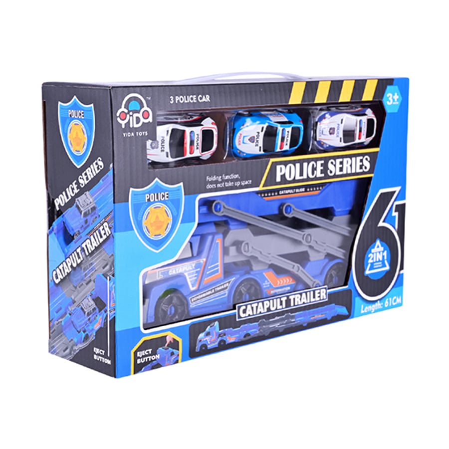 

Ігровий набір Shantou Jinxing Трейлер з машинками, у коробці, від 3 років, 27.5*17.5*7.5 см, 4 предмети (Y2140)