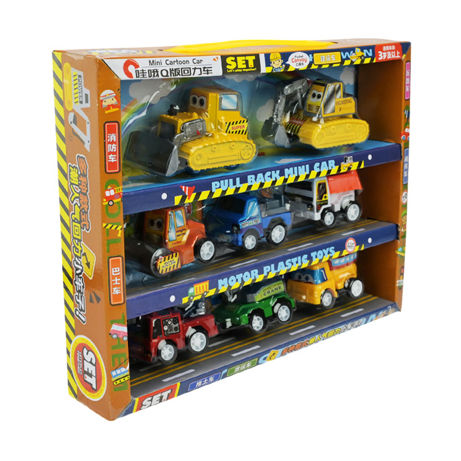 

Іграшковий набір машинок Shantou Jinxing у коробці, від 3 років, 23.5*17*4 см, 8 шт (5858)