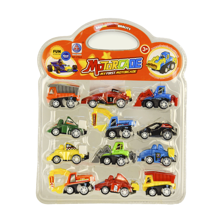 

Іграшковий набір транспорту Shantou Jinxing під слюдою, від 3 років, 21*27 см, 12 шт (278-2)