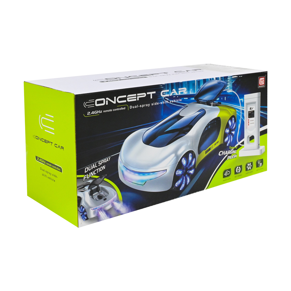 

Машинка на радіокеруванні Shantou Jinxing акумуляторна, зі світлом, у коробці, від 8 років, 24*12.4*7.1 см (CV-E600-2)