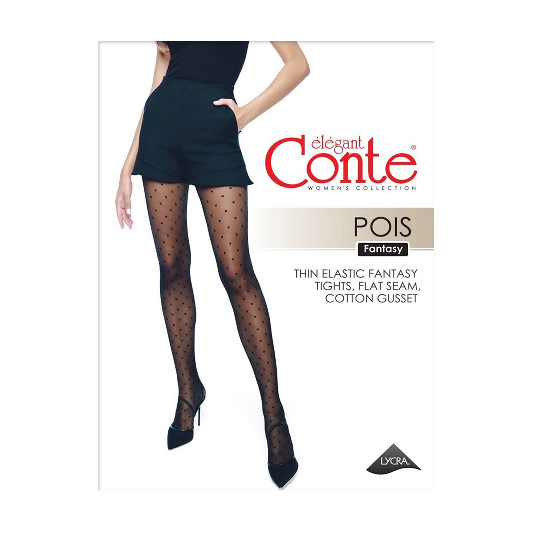 

Колготки жіночі Conte elegant Fantasy Pois, 20 DEN, Bronzo, розмір 4