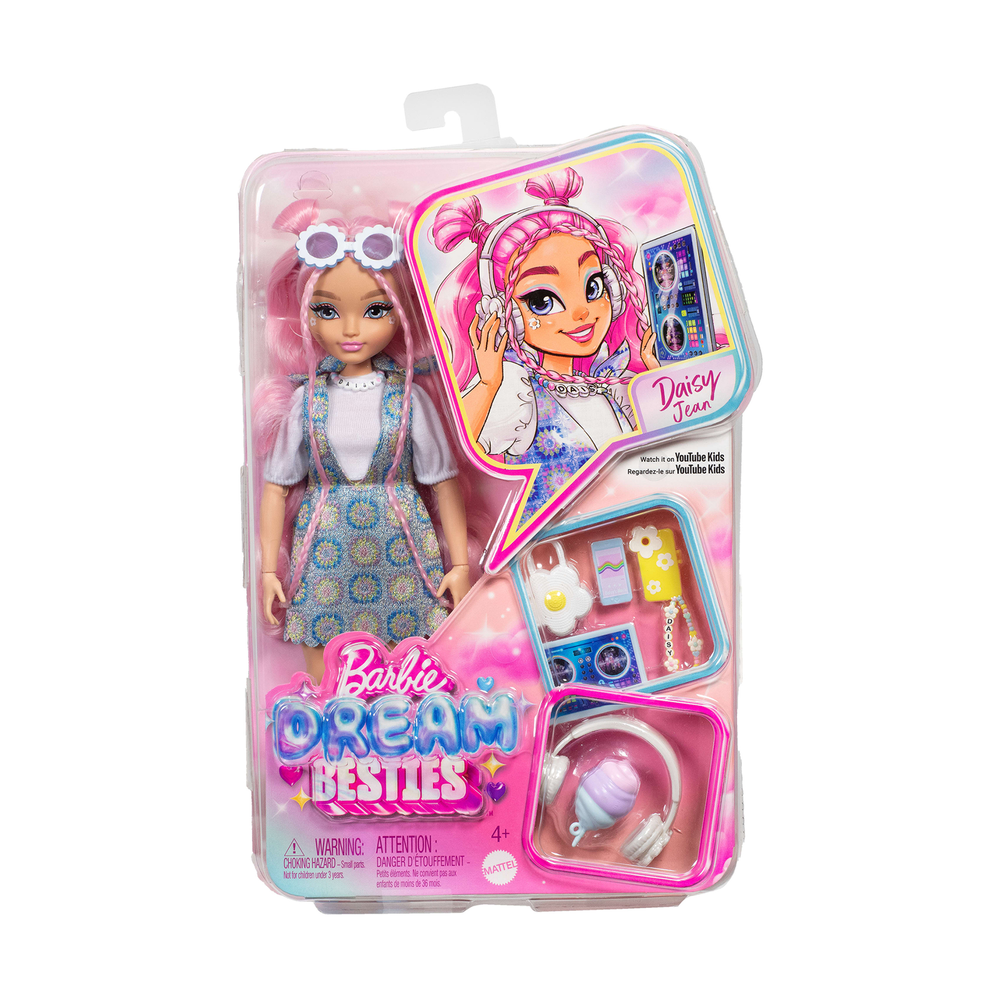 

Лялька Barbie Dream Besties Дейзі, з аксесуарами, від 4 років, 29 см (JDD74)