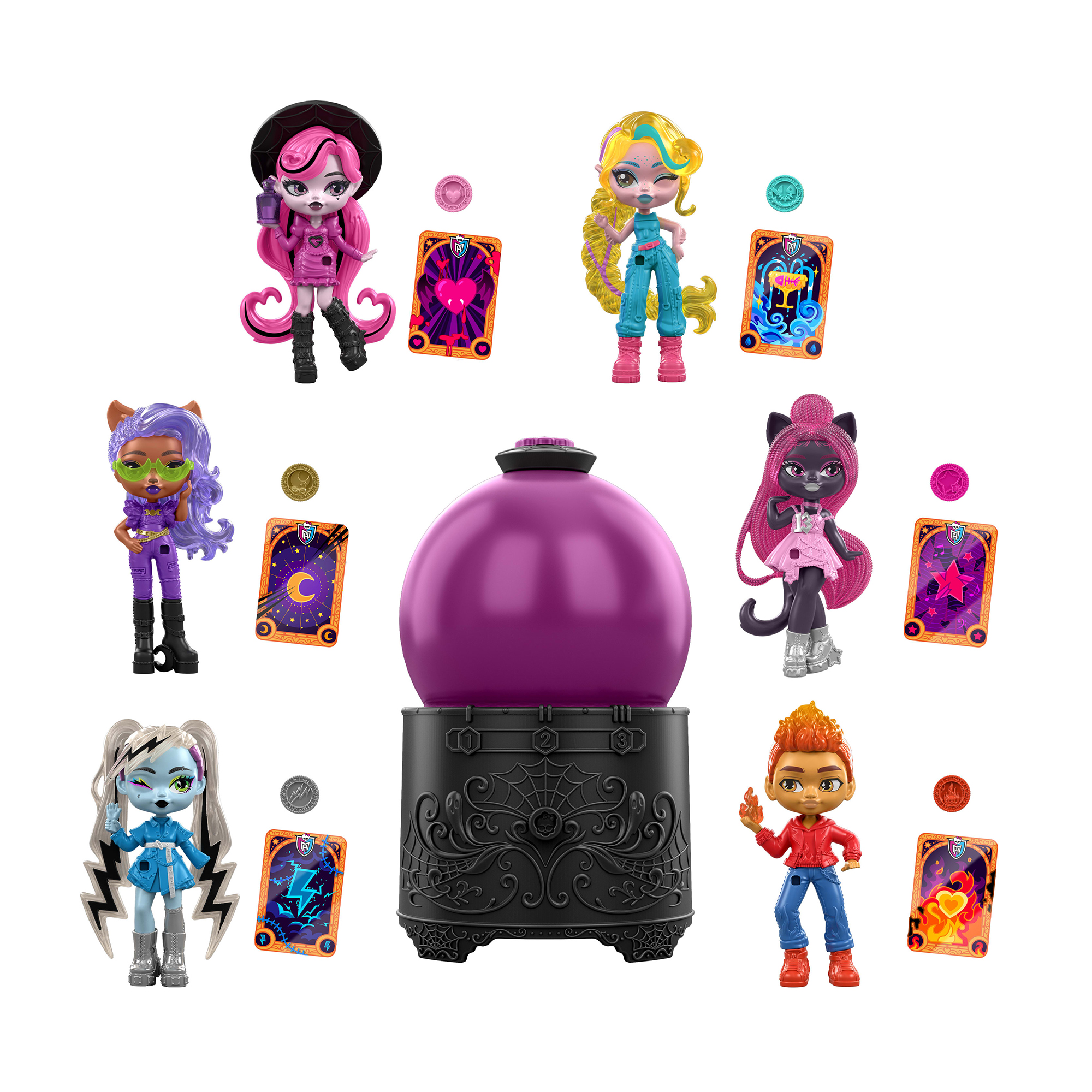 

Іграшка-сюрприз Monster High Кришталева куля Зілля прояву, від 4 років, 13*7.3*7.3 см (JCX99)