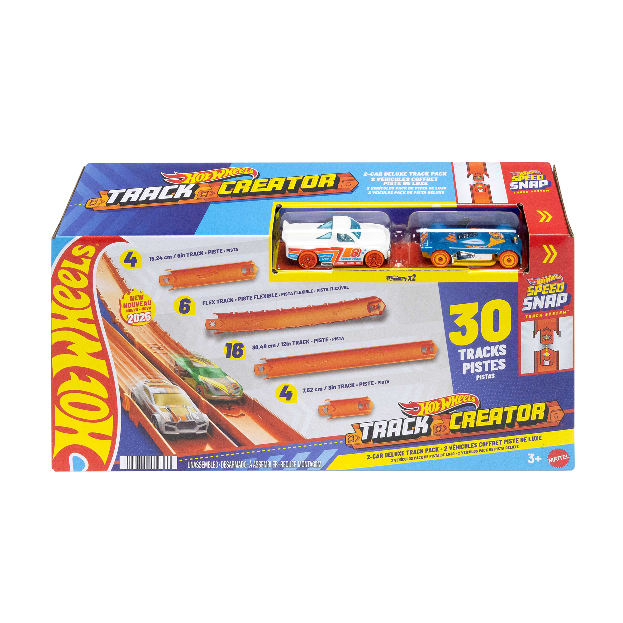 

Набір доріжок для треку з 2 машинками Hot Wheels Track Creator, від 3 років, 17.8*39.4*9.3 см (JDW42)
