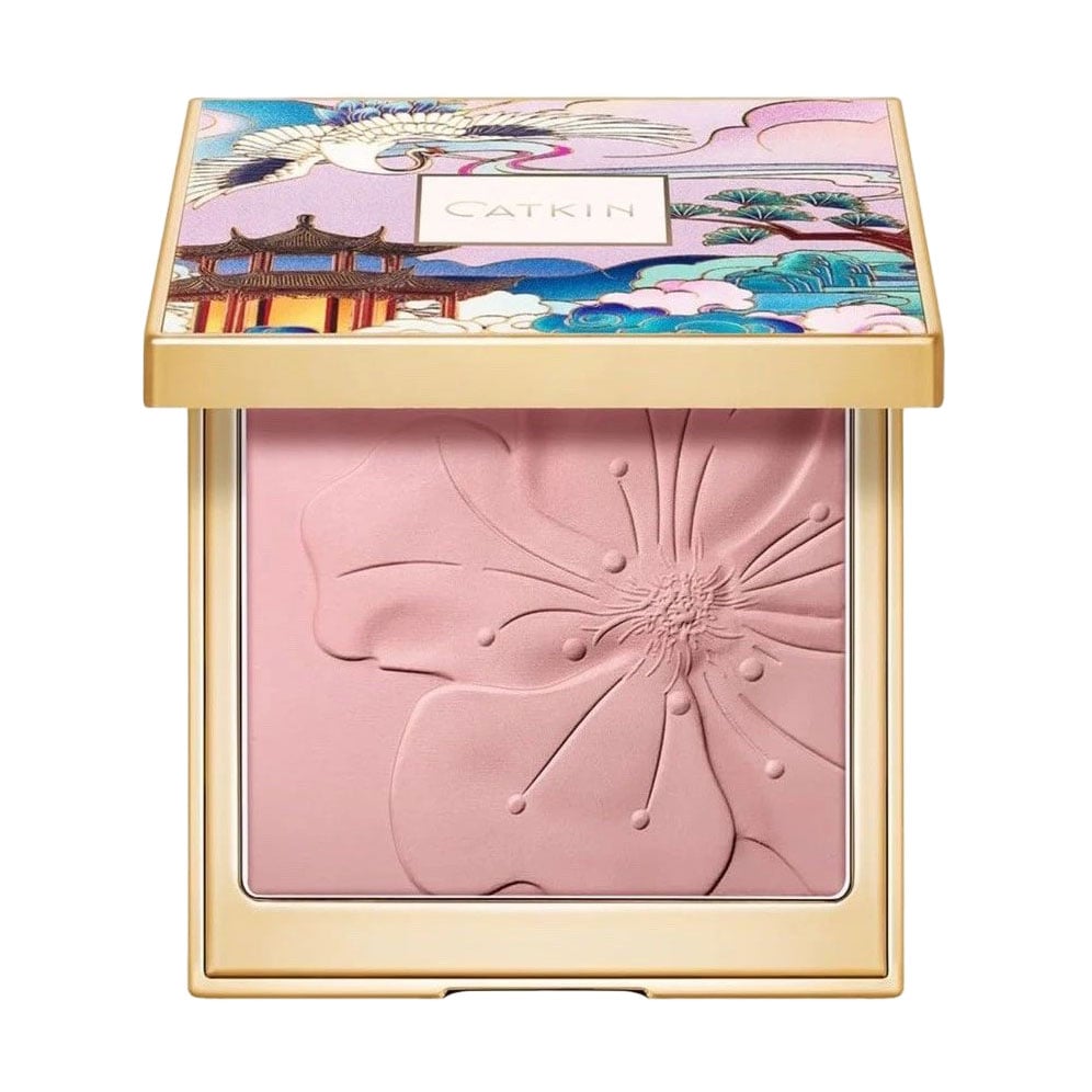 

Палетка рум'ян та хайлайтеру для обличчя Catkin 2 In 1 Highlighter & Cheek Blush, C06 Misty Rain, 10 г