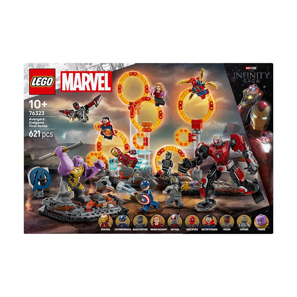 

Конструктор LEGO Super Heroes Marvel Avengers: Endgame Final Battle, 621 деталь, від 10 років (76323)