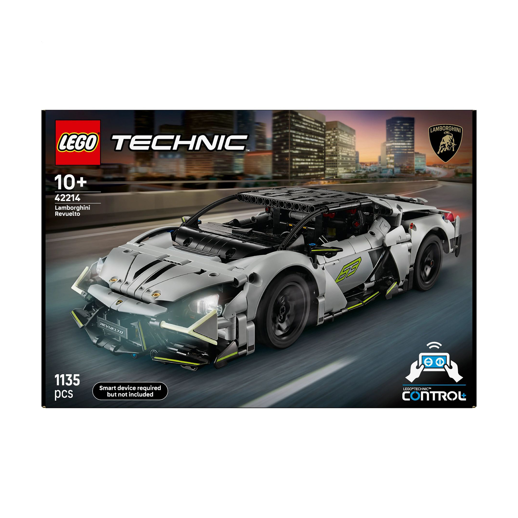 

Конструктор LEGO Technic Суперкар Lamborghini Revuelto, 1135 деталей, від 10 років (42214)