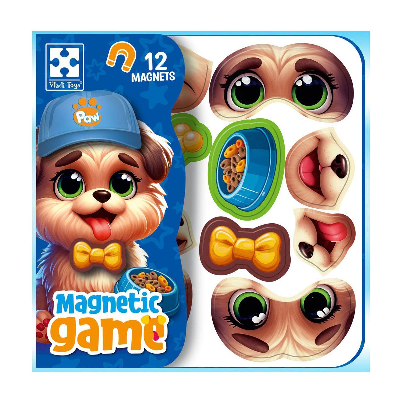 

Розвивальна магнітна гра Vladi Toys Емоції Песика, від 3 років, 12 деталей (VT3220-04)