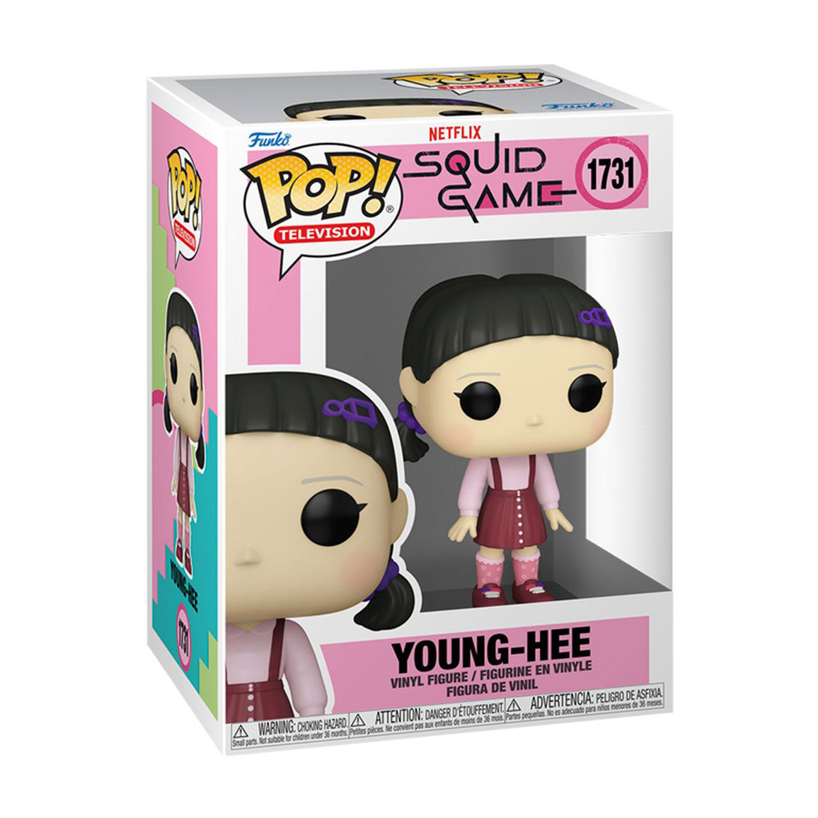 

Ігрова фігурка Funko POP! серії Гра в кальмара 3 Йон Хі, від 3 років (83484)