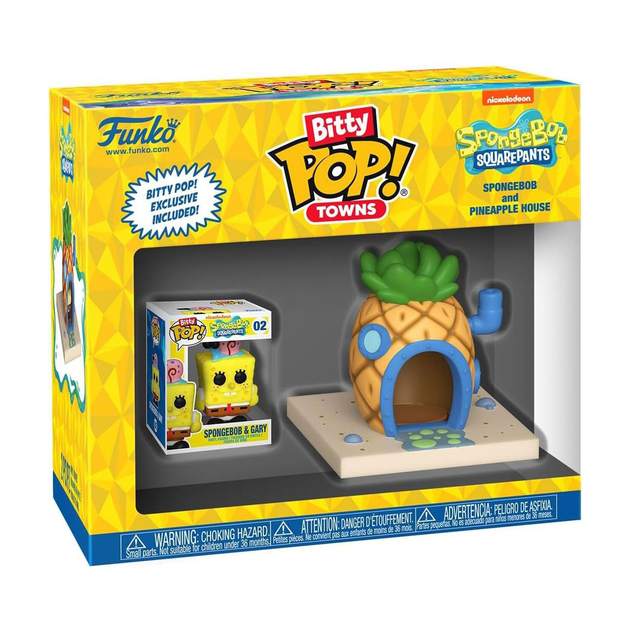 

Набір фігурок Funko Bitty Pop! Towns Губка Боб та його дім, від 3 років (83638)