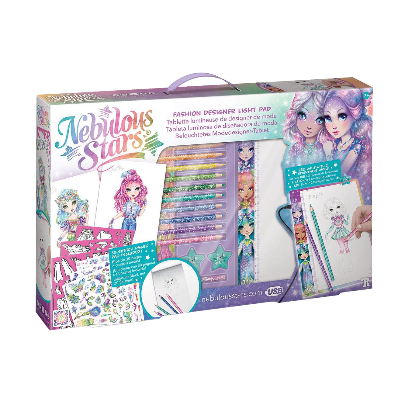 

Набір для творчості Nebulous Stars Мода туманних зірок, із світловим планшетом, від 7 років (11214)