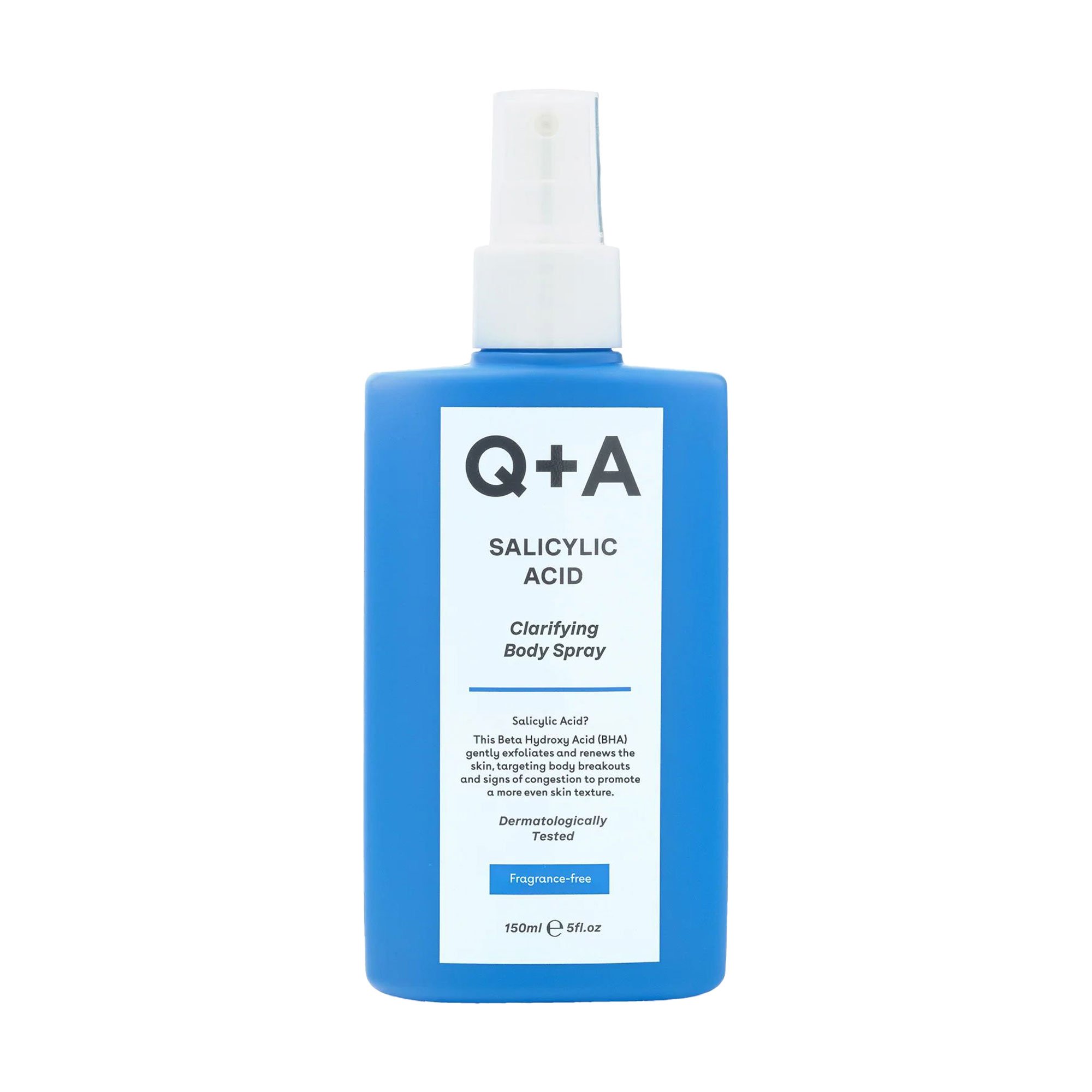 

Спрей для тіла Q+A Salicylic Acid Clarifying Body Spray з саліциловою кислотою, 150 мл