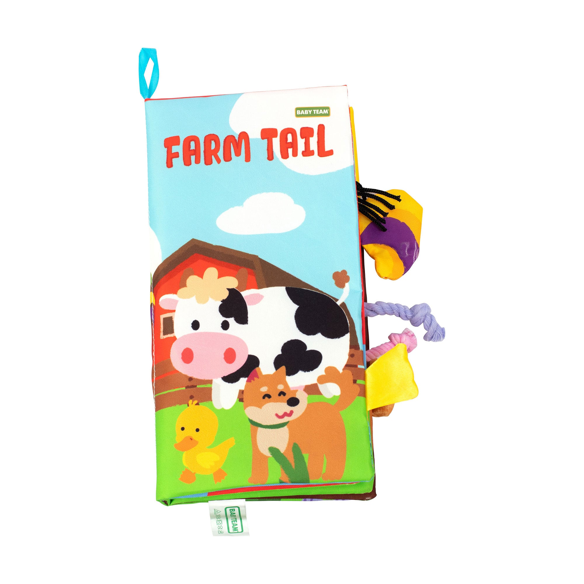 

Іграшка-книжка Baby Team Хвостики, текстильна, від 9 місяців (8725_свійські_тварини)