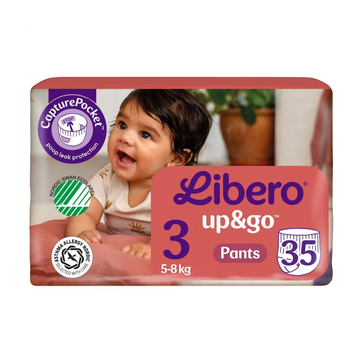 

Підгузки Libero Up & Go розмір 3 (5-8 кг), 35 шт