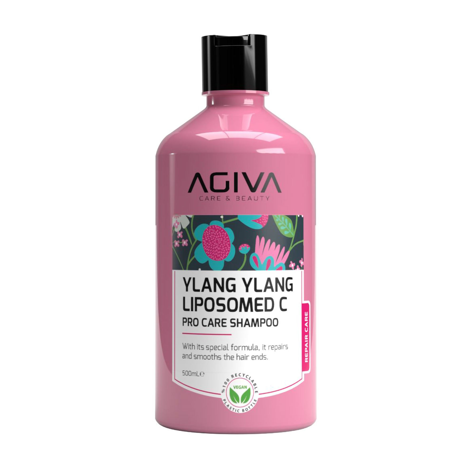 

Шампунь Agiva Ylang Ylang Liposomed C Pro Care Shampoo Інтенсивне відновлення, для пошкодженого волосся, 500 мл