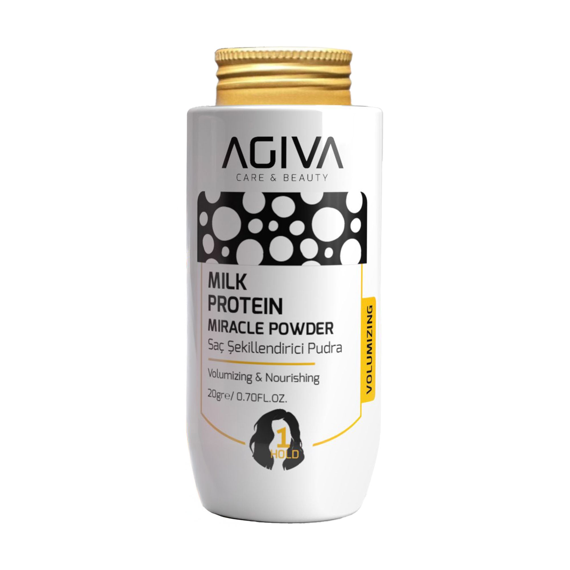 

Пудра для укладання волосся Agiva Milk Protein Miracle Powder, 20 г