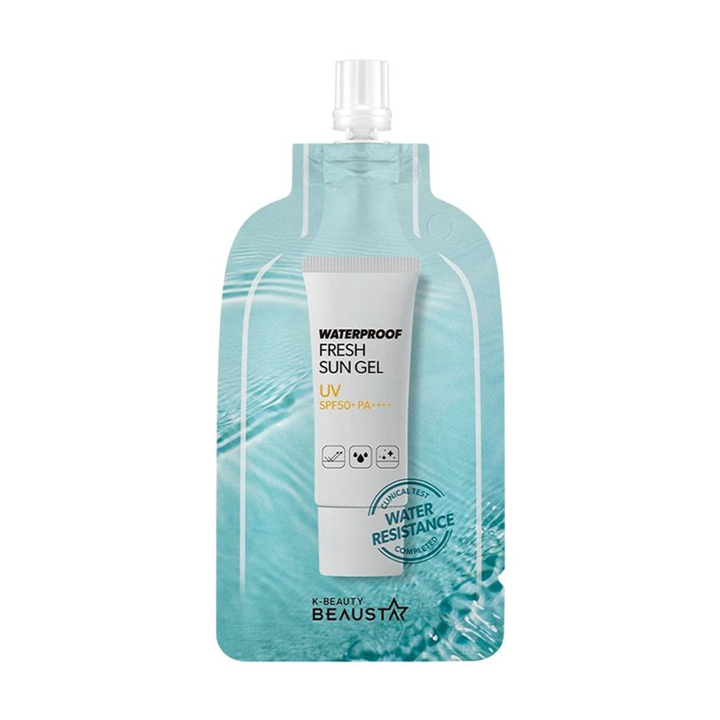 

Сонцезахисний водостійкий гель Beausta Waterproof Fresh Sun Gel SPF 50+ PA++++, 15 мл