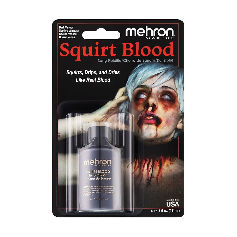 

Штучна венозна кров для гриму Mehron Squirt Blood Dark Venous, 15 мл