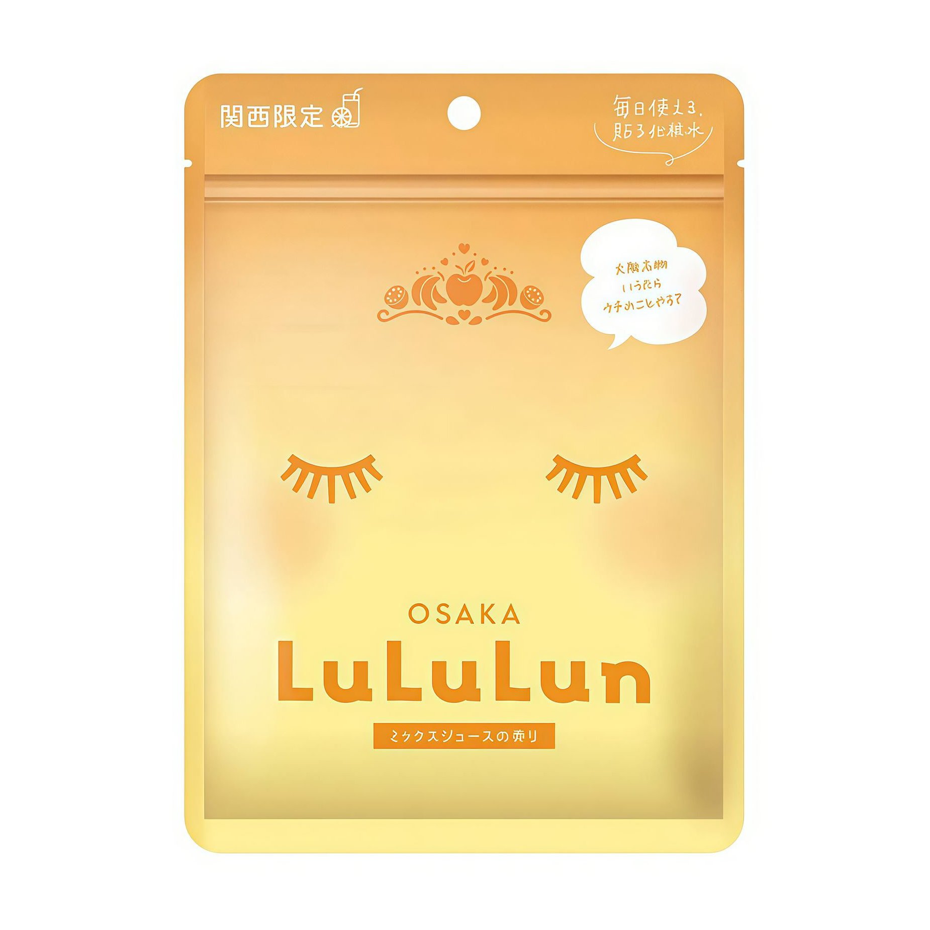 

Тканинна маска для обличчя Lululun Face Mask Osaka Mixed Juice, 7 шт