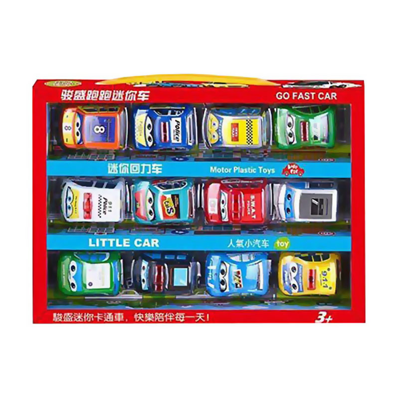 

Іграшковий набір машинок Shantou Jinxing у коробці, від 3 років, 24*17*4 см, 12 шт (5860)