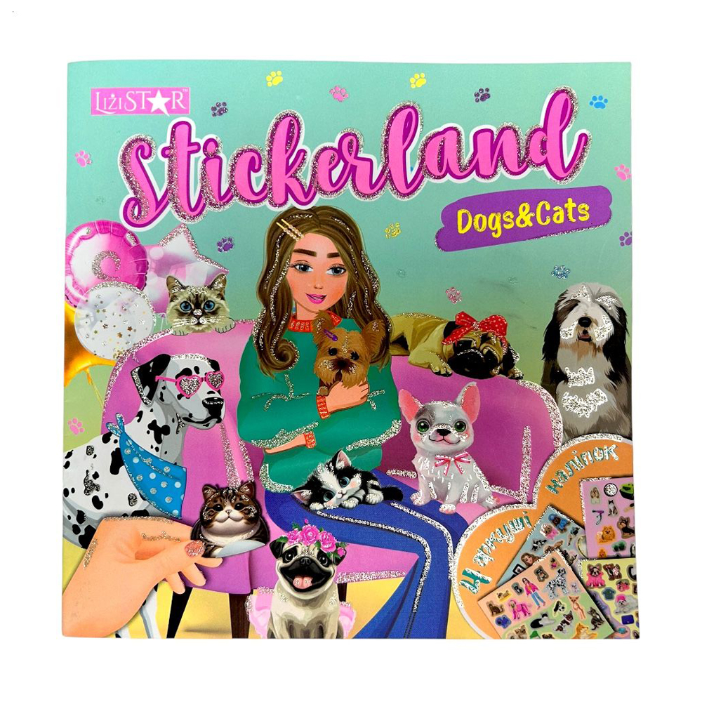 

Книжка-розмальовка Апельсин Stickerland Cats & Dogs, від 3 років (РМ-87-02)