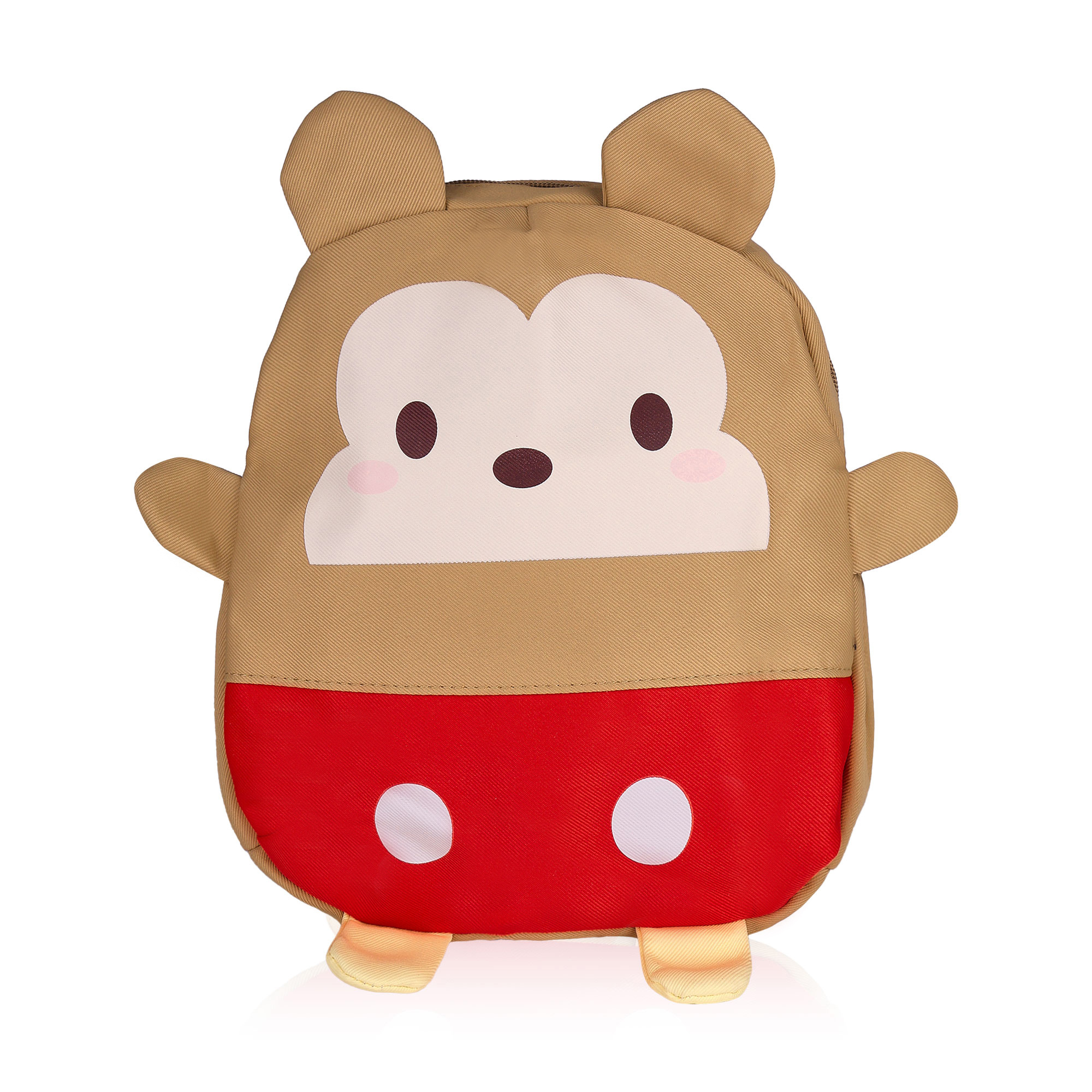 

Дитячий рюкзак Jun Bags Мавпа, коричнево-червоний (25IMS023)