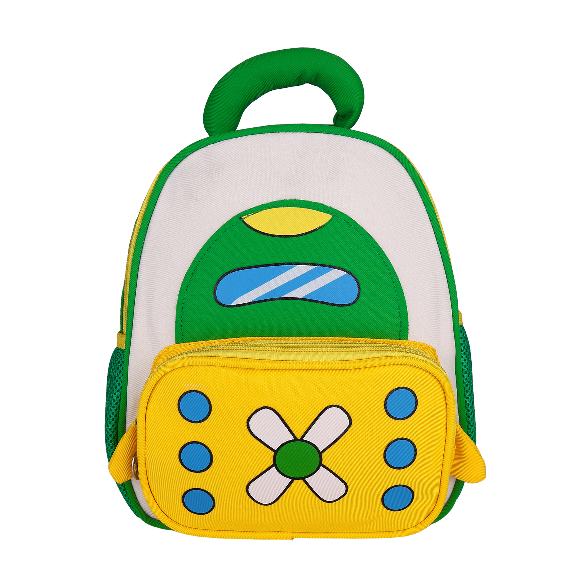 

Дитячий рюкзак Jun Bags, зелено-жовтий, 25*26*16 см (25IMS019BYS)