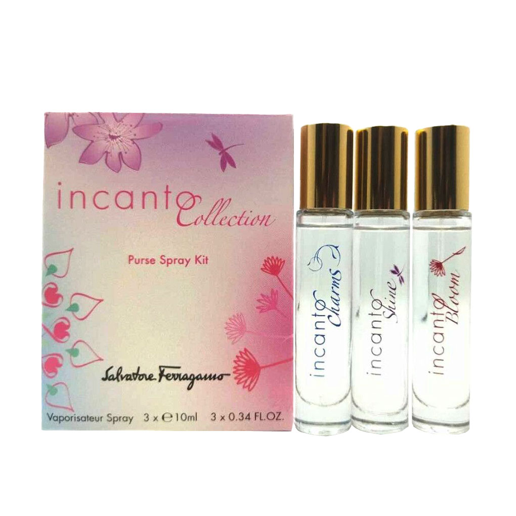 

Парфумований набір жіночий Salvatore Ferragamo (Incanto Charms, 10 мл + Incanto Shine, 10 мл + Incanto Bloom, 10 мл)