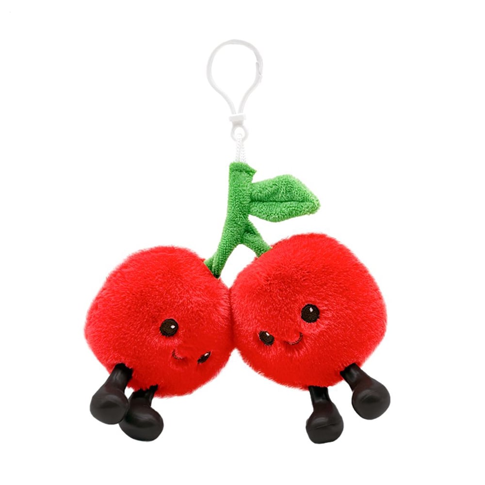 

Дитяча м'яка іграшка-брелок Fyyvalur Фруктові друзі Вишеньки, від 3 років (99051)