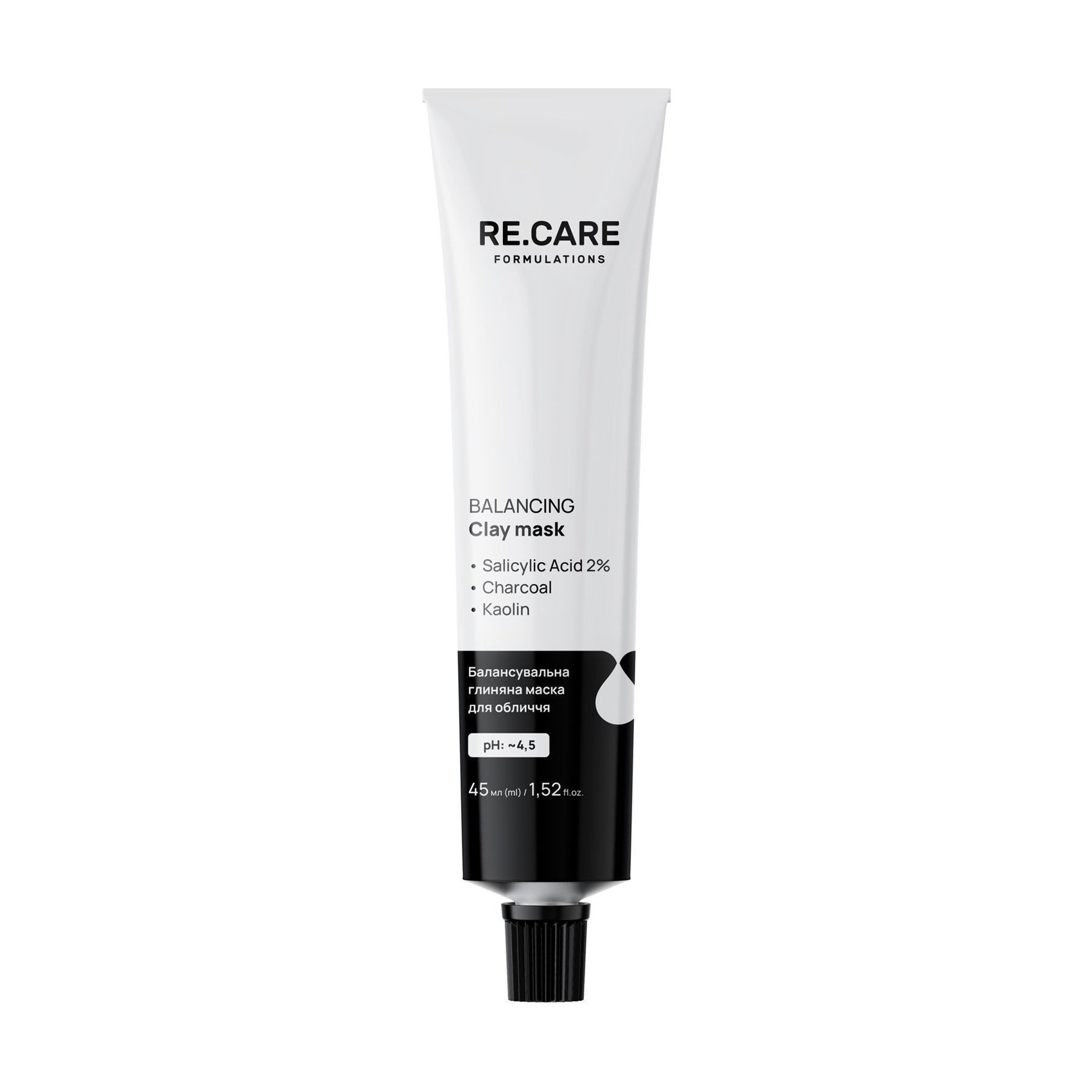 

Глиняна маска для обличчя Re.Care Balancing Clay Mask, 45 мл