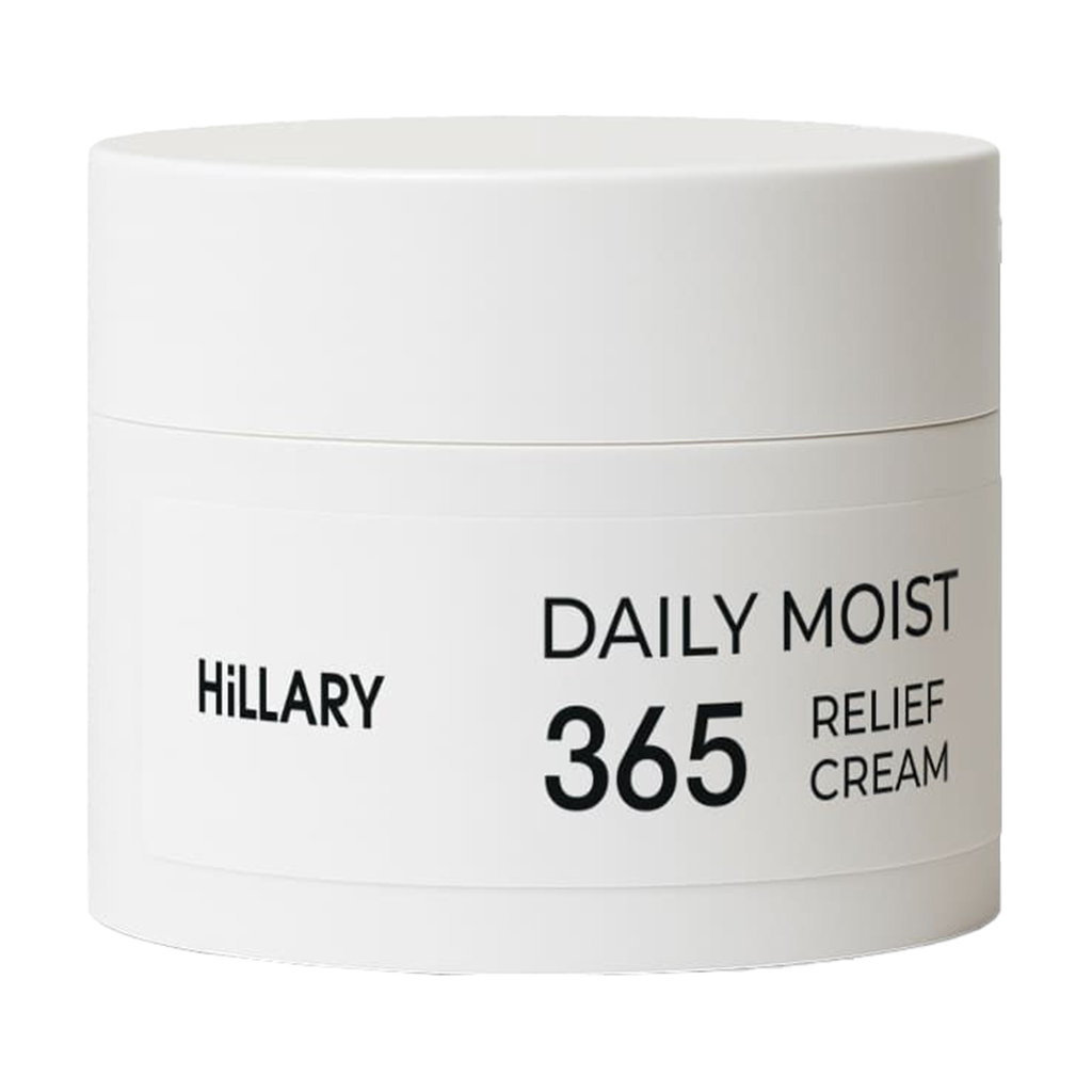 

Уцінка! Зволожувальний крем-гель для обличчя Hillary Daily Moist 365 Relief Cream для всіх типів шкіри, 50 мл