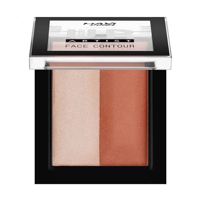 

Палетка для контурування обличчя Maxi Color Make Up Artist Face Contour 03 Золотий час, 8 г