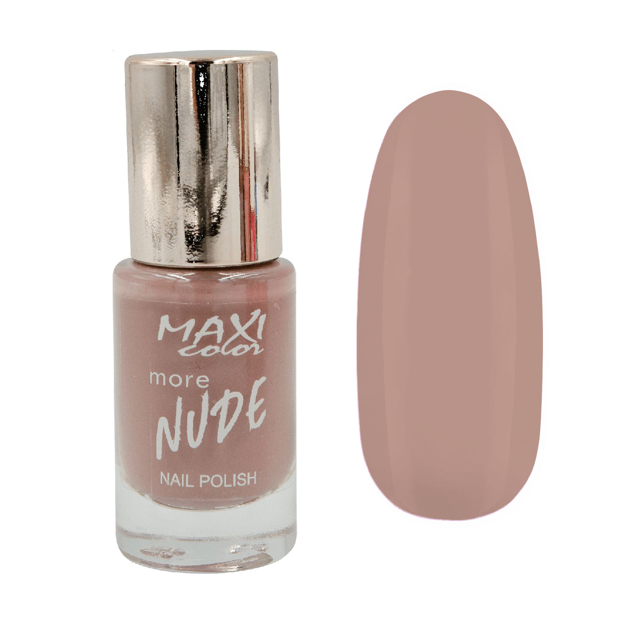 

Лак для нігтів Maxi Color More Nude Nail Polish 01, 10 мл