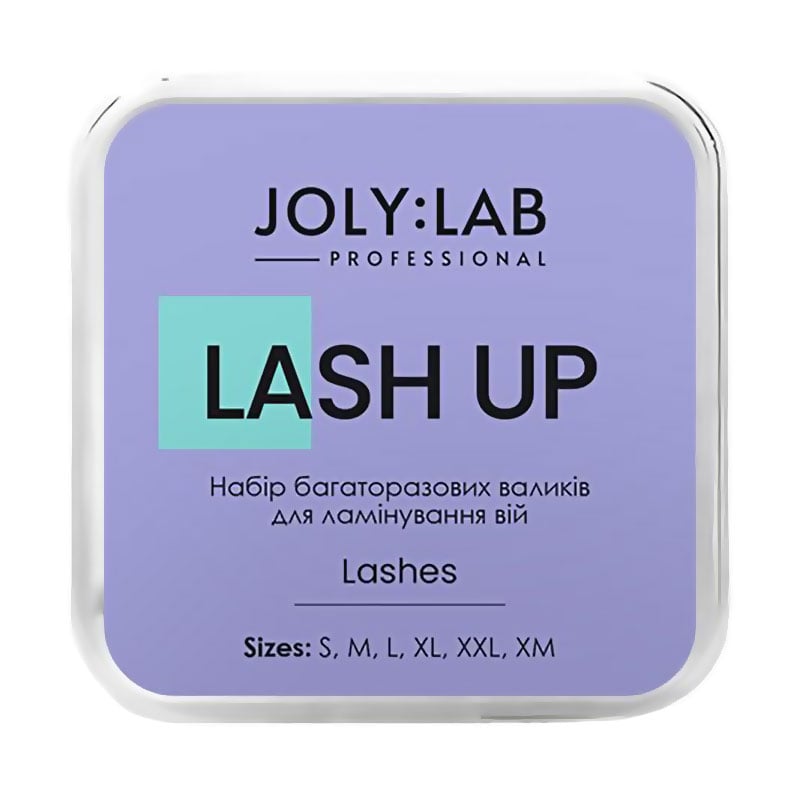 

Набір багаторазових валиків для ламінування вій Joly:Lab Lash Up, 6 пар