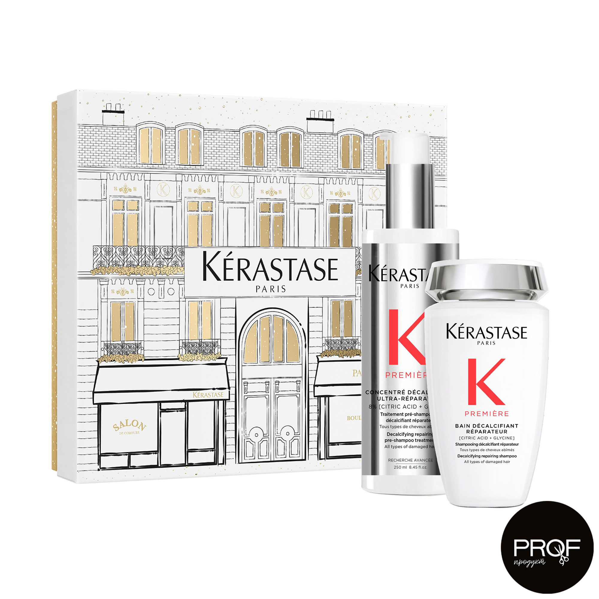 

Набір для волосся Kerastase Premiere (прешампунь-догляд, 250 мл + шампунь-ванна, 250 мл)
