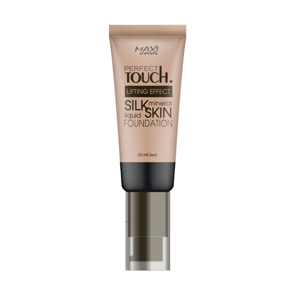 

Тональний крем для обличчя Maxi Color Perfect Touch Lifting Effect Silk Mineral Liquid Skin Foundation 01 Натуральний беж, 30 мл