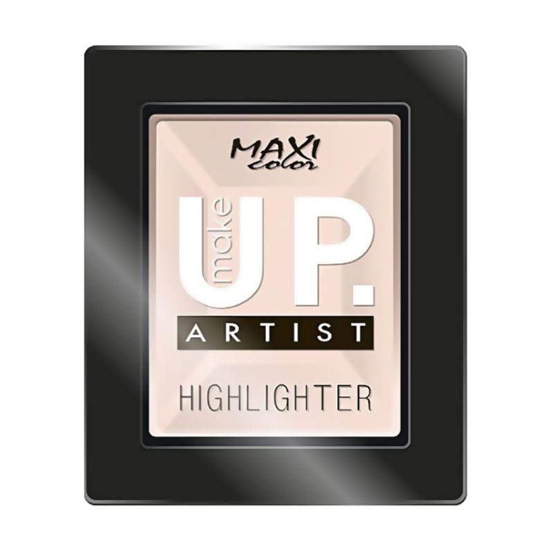 

Компактний хайлайтер для обличчя Maxi Color Make Up Artist Highlighter 01 Зоряне сяйво, 8 г